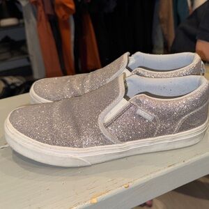 Vans Slip-On Shoes sparkle glitter